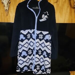 Women's Disney Cozy Patterned Fleece Jacket